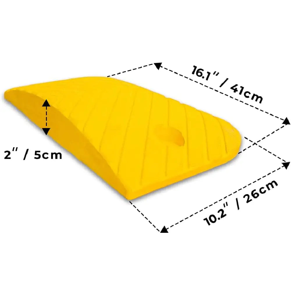 Rubber speed ramp
