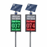 Solar LED Speed Detection Radar Display