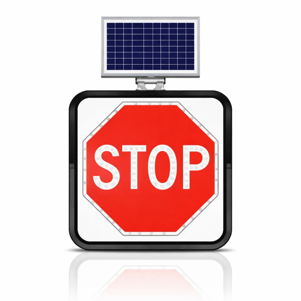 solar led stop sign 