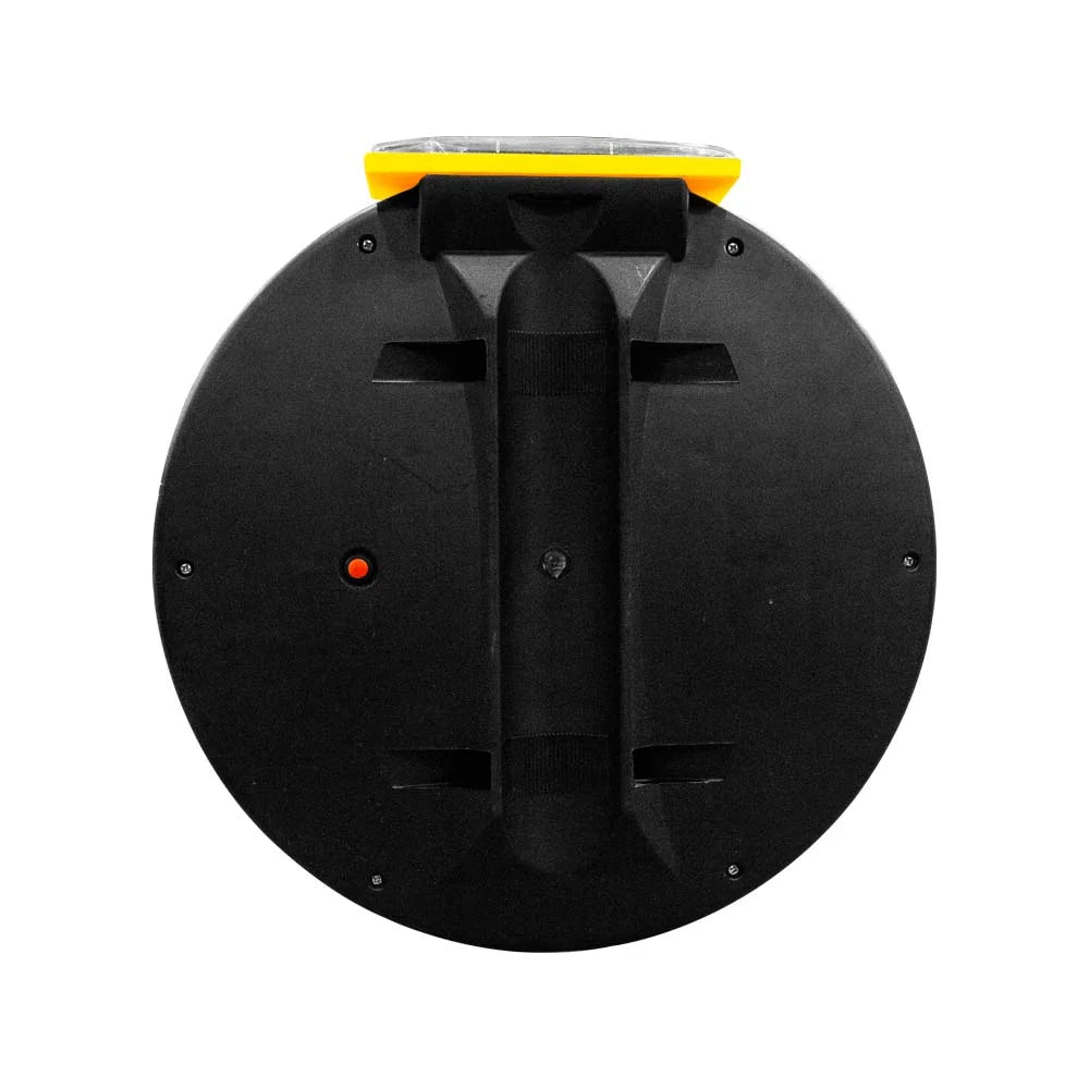 Black and yellow object on a white background