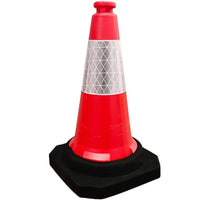 traffic safety cone with reflector