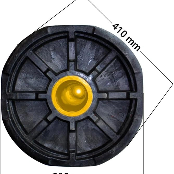 110CM yellow traffic safety delineator post with stable PVC weighted base