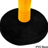 110CM yellow traffic safety delineator post with stable PVC base for road management