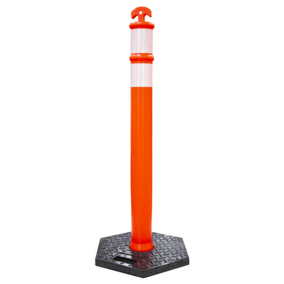 Traffic Safety Reflective Delineator Post Orange 115CM