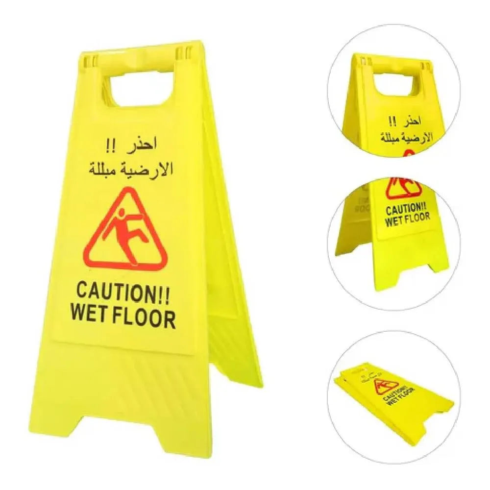 Freestanding wet floor signs
