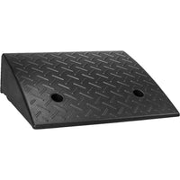 Black rubber curb ramp